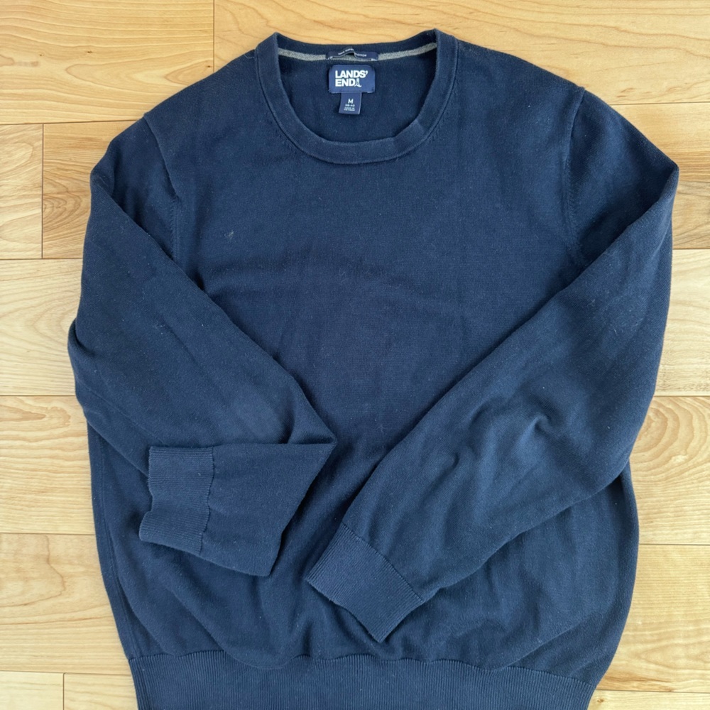Lands End cotton sweater